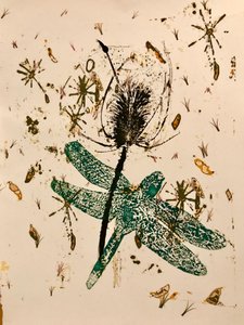 Teasel (monotryck på papper)
